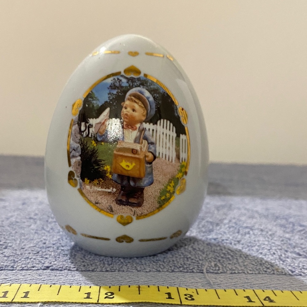 Danbury Mint Porcelain Egg by Hummel
